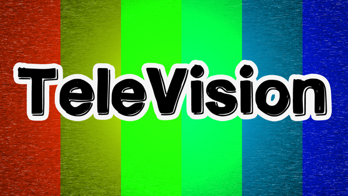 TeleVision Font poster