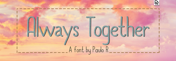 Always Together Font poster