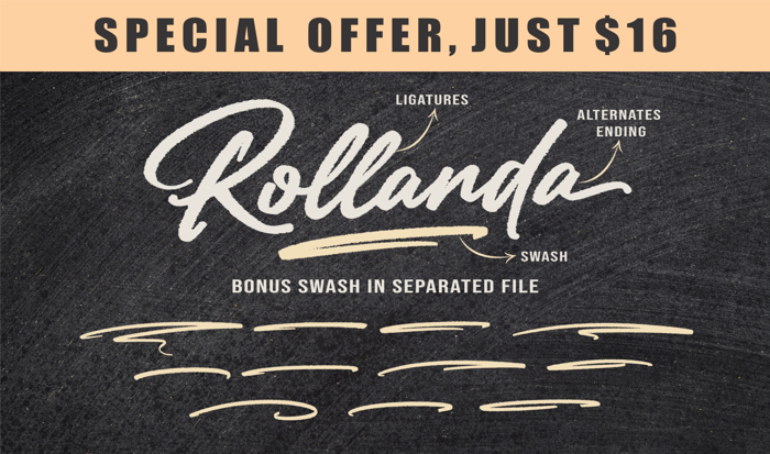 Rollanda Font poster