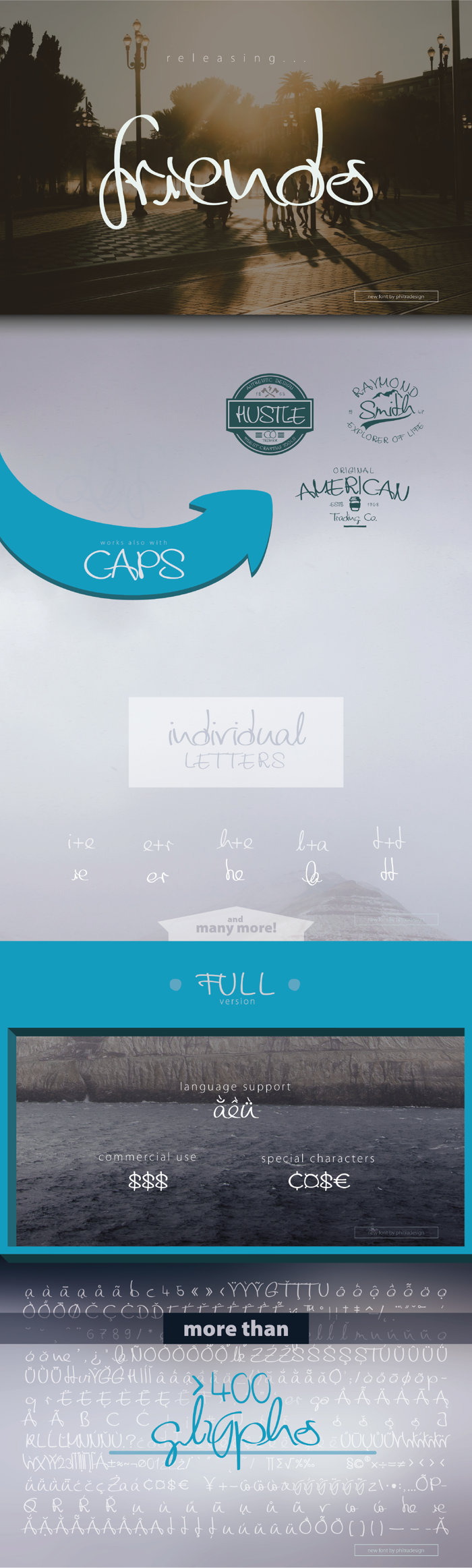 friends Font poster