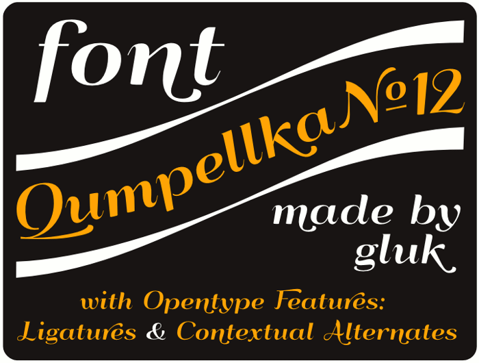 QumpellkaNo12 Font poster