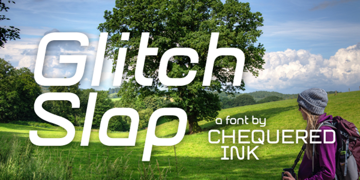 Glitch Slap Font poster
