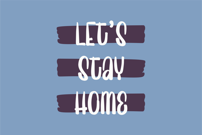 Sweet Home Font poster