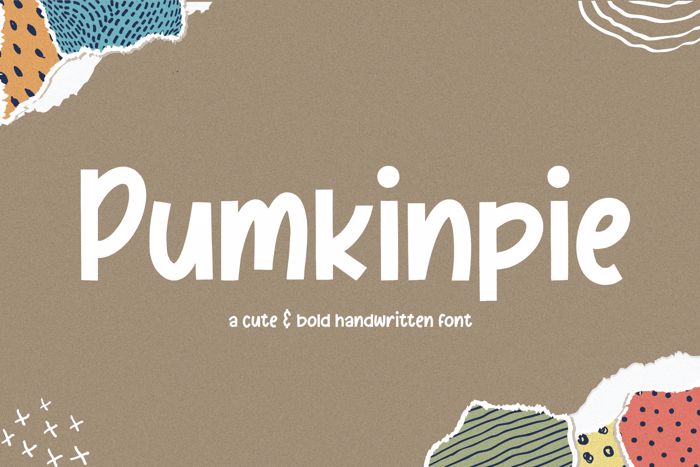 Pumkinpie Font poster