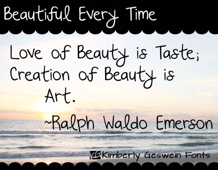 Beautiful Every Time Font