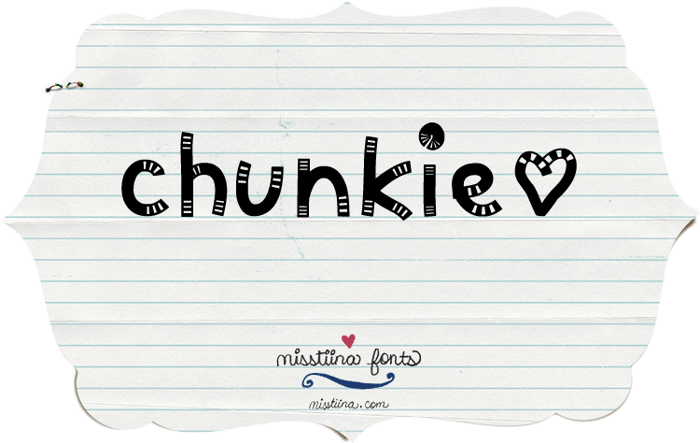 MTF Chunkie Font poster