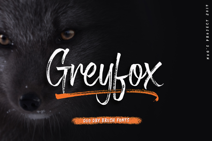 Greyfox Font poster