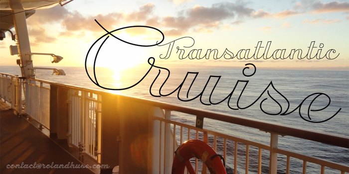 Transatlantic Cruise Demo Font poster