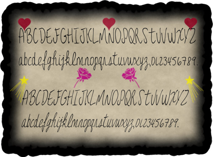 JessFont Font poster
