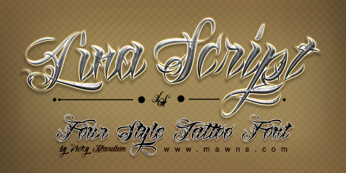 Lina Script Demo Font poster