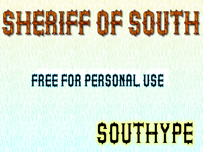 Sheriff of South St poster