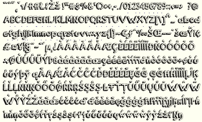 orange juice Font poster