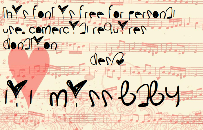 LilMissBaby Font poster