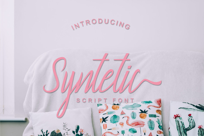 Syntetic Font poster