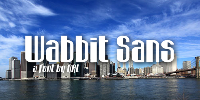 Wabbit Sans Font poster