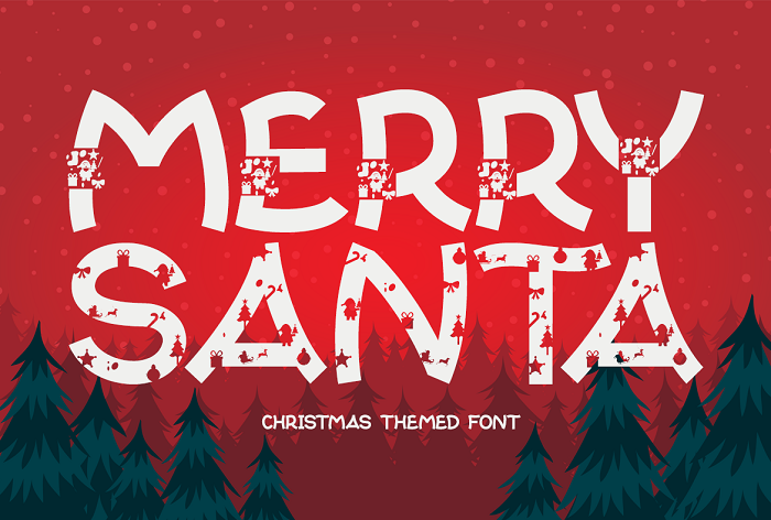 CRISTMAS Font poster