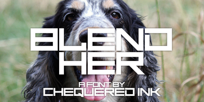 Blend Her Font poster