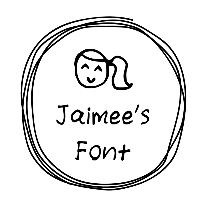 jaimee_s_Font Font poster