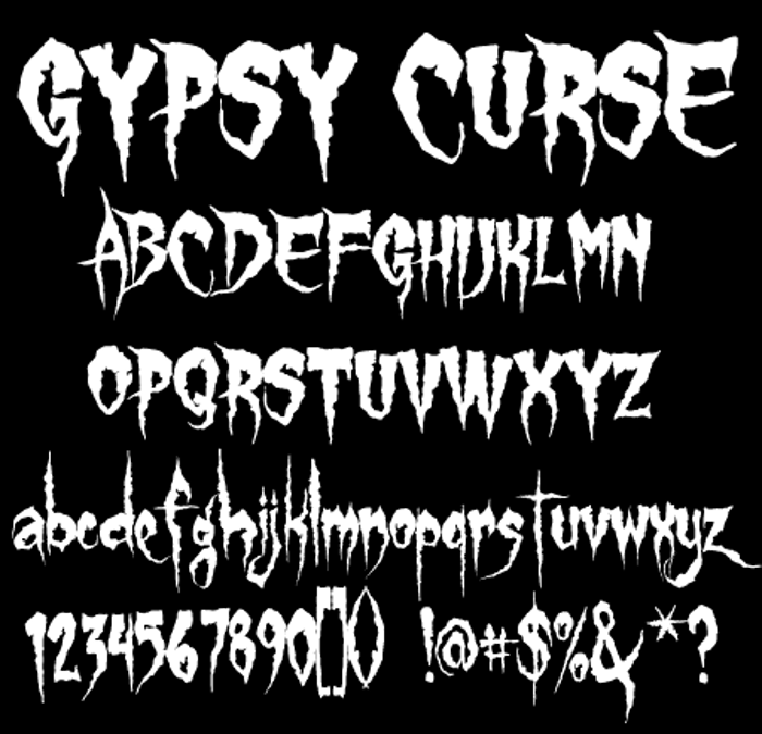 Gypsy Curse Font