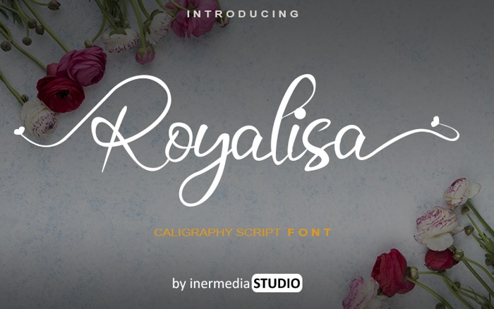 Royalisa Font poster