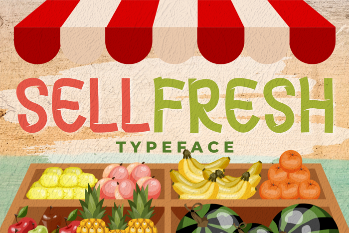 Sellfresh Font poster