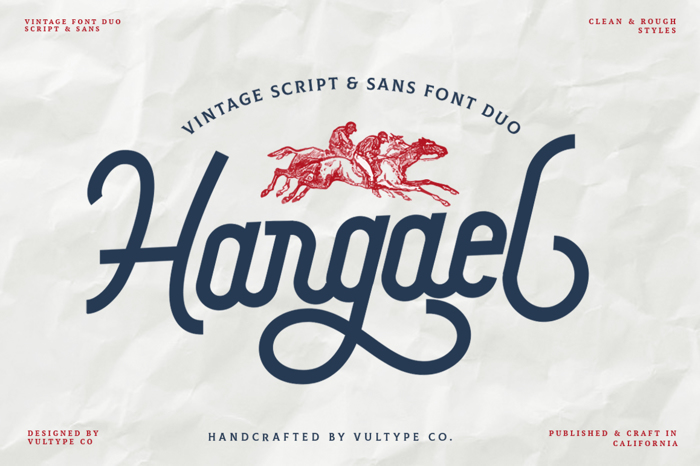 Hargael Font poster