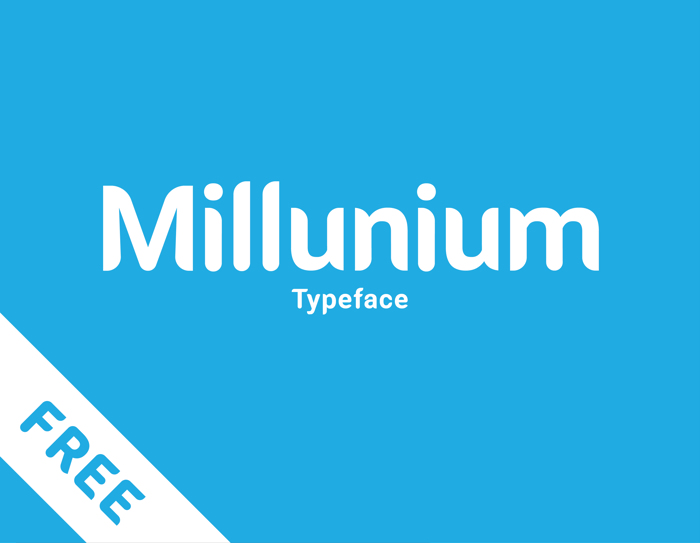 Millunium Font poster