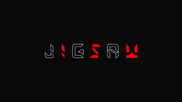 JigSaw Font poster