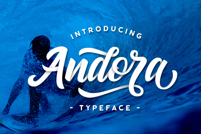 Andora Font poster