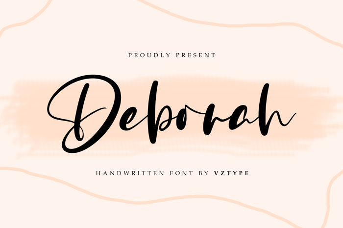 Deborah Font poster