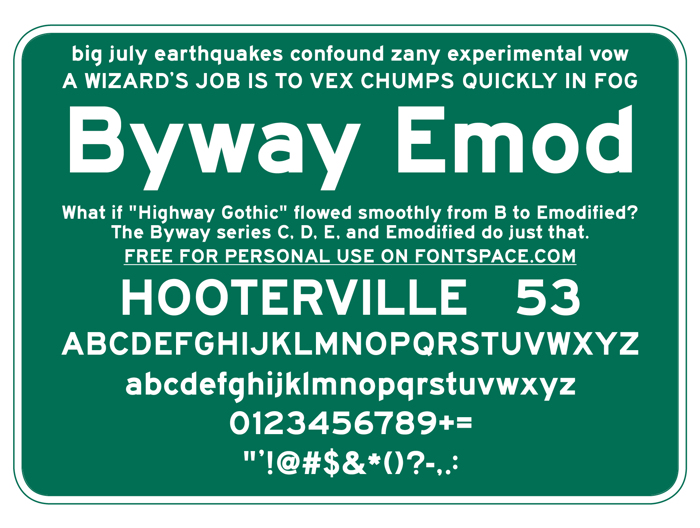 BywayEMod Font
