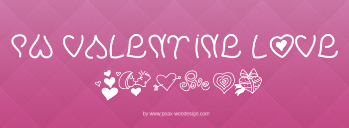 PWValentineLove Font