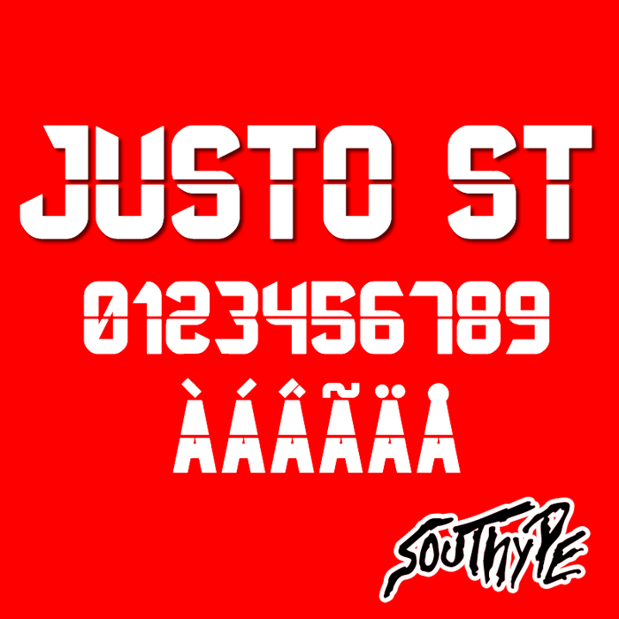 Justo St Font poster