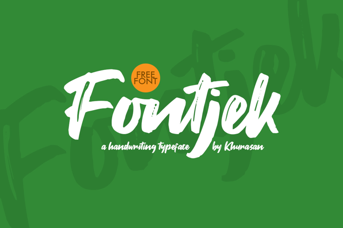 Fontjek Font poster