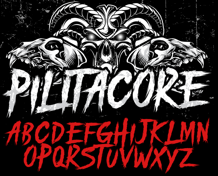 PILITACORE DEMO Font poster