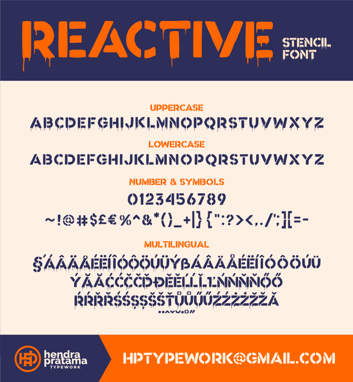 Reactive poster