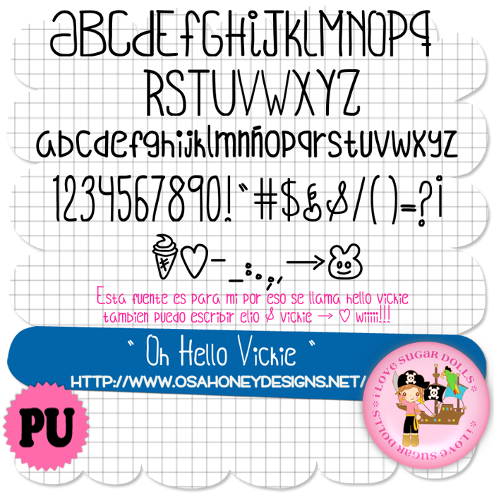 Oh_Hello_Vickie Font