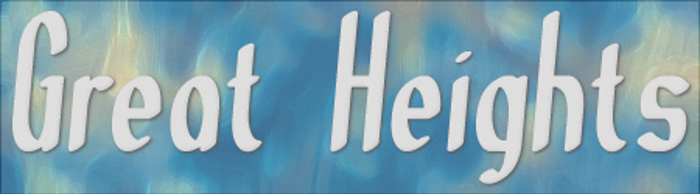 Great Heights BRK Font poster