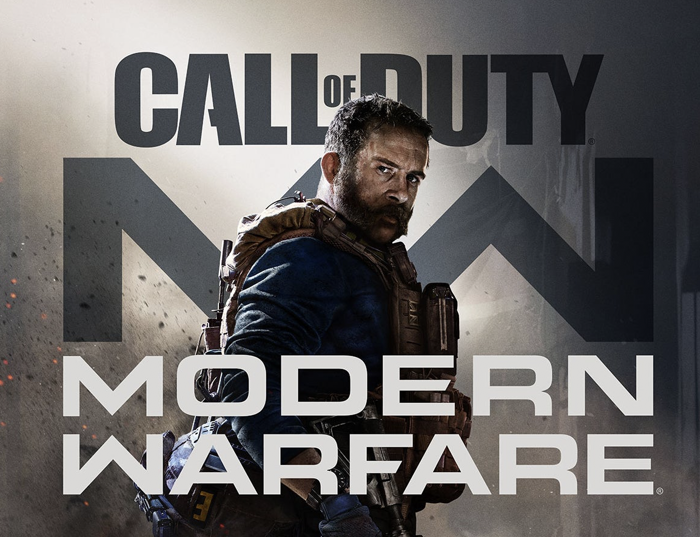 Modern Warfare Font poster
