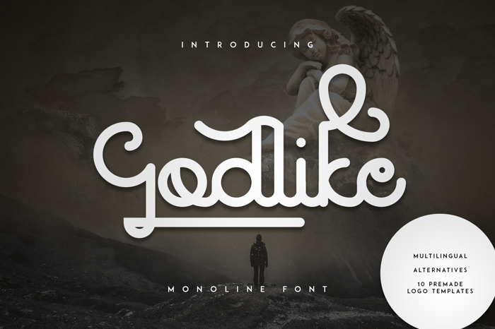 Godlike Font poster