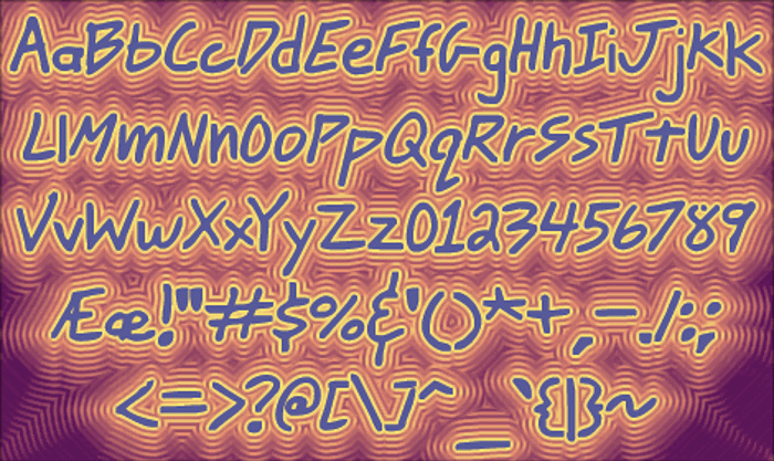 Johnny Mac Scrawl BRK Font poster
