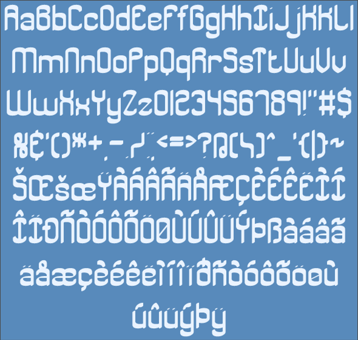 Jargon BRK Font poster