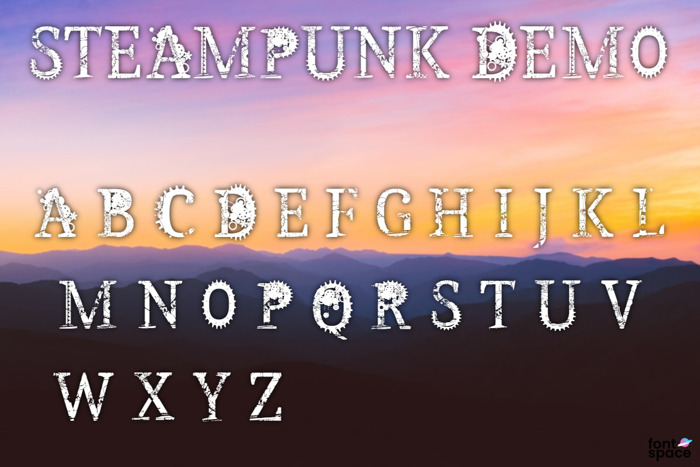 Steampunk Font