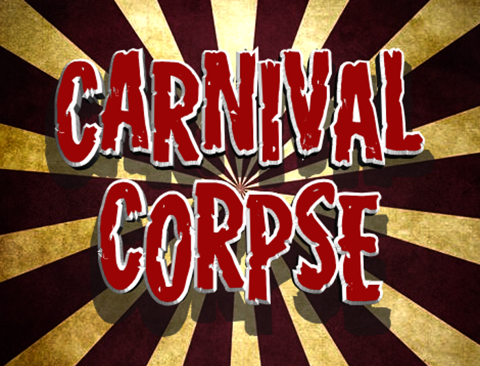 Carnival Corpse Font poster