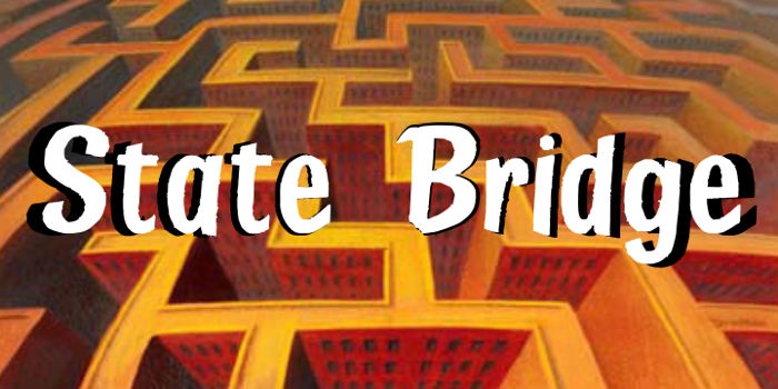 State Bridge Font poster
