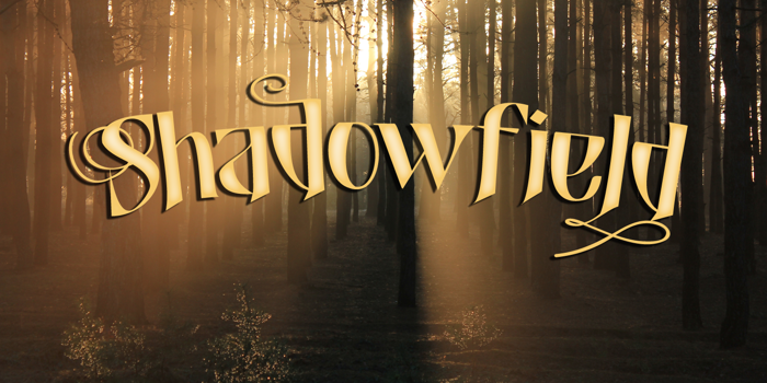 Shadowfield DEMO Font poster