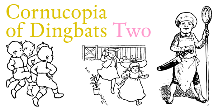 Cornucopia of Dingbats Two Font poster