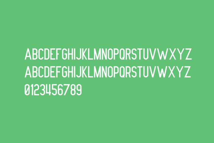 Nue Gothic Font poster