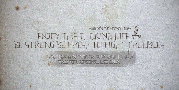 24 boughs Regular Font