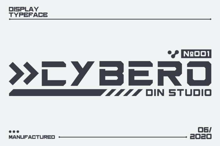 cybero Font poster